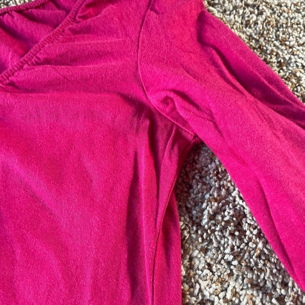 Motherhood Fuchsia Long Sleeve Maternity Top s p ch - Picture 6 of 9